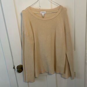 Oversized knit sweater